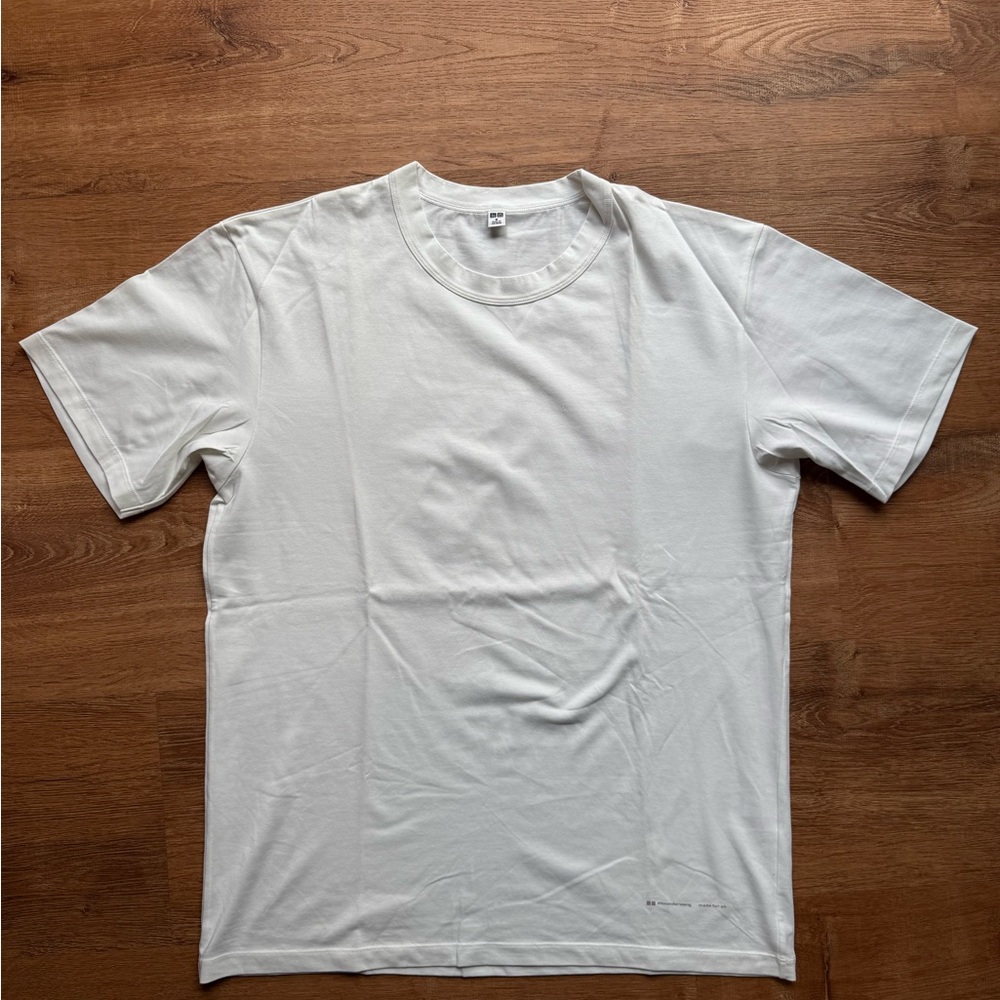 Uniqlo x Alexander Wang Men's White Crew Neck Short Sleeve T-Shirt